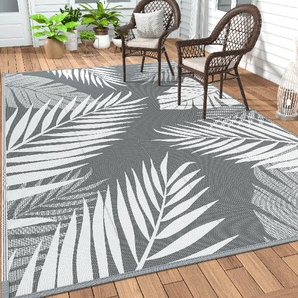 Bay Isle Home Lunceford Outdoor Rug for Patio Clearance, Waterproof Mat